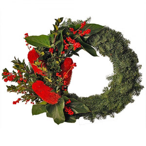 Nordic Fir wreaths and Natural flowers 