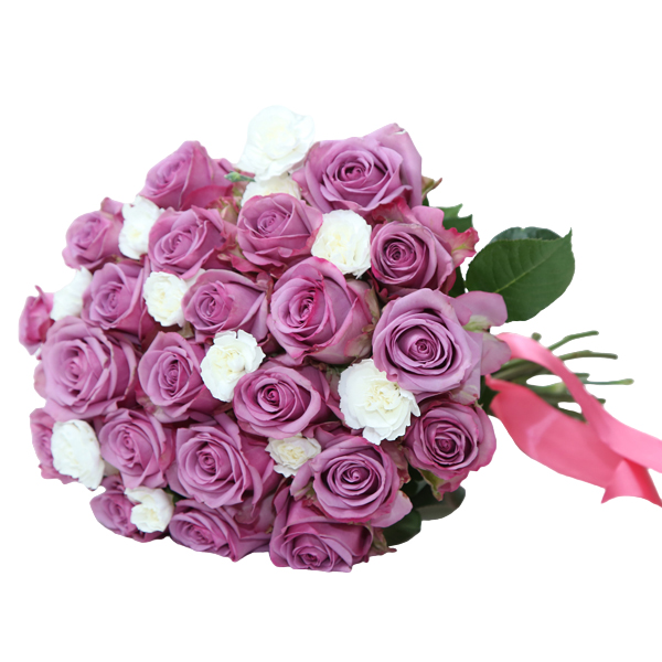 Bouquet com rosas cor-de-rosa