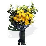 Bouquet de Rosas Amarelas Premium