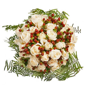 Bouquet de Rosas Marfim