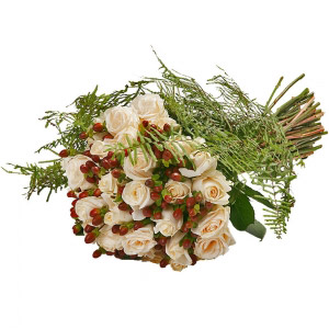 Bouquet de Rosas Marfim
