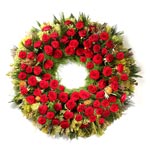 Coroa Funeral Rosas Encarnadas